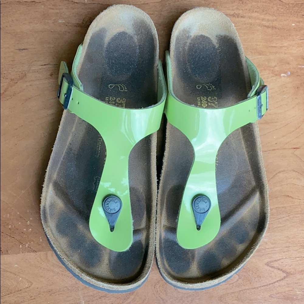 Birkenstock Gizeh Birko-Flor Patent size 37